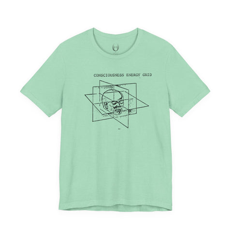 Consciousness Energy Grid Unisex Short Sleeve Tee