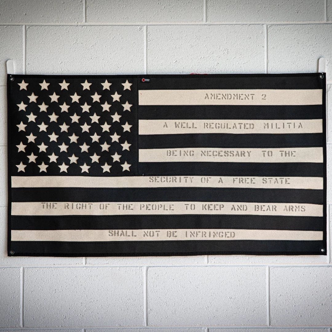 American Flag – Combat Boot Leather – Second Amendment