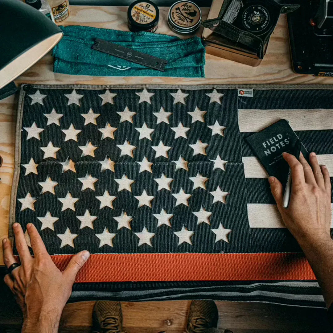 American Flag – Fire Hose – Thin Red Line