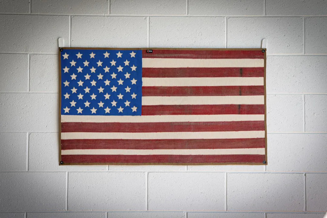 American Flag – Fire Hose – Vintage
