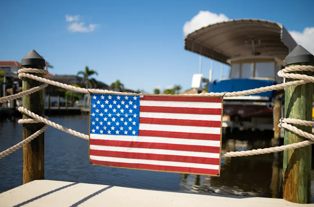 American Flag – Rubber Fire Hose – Waterproof
