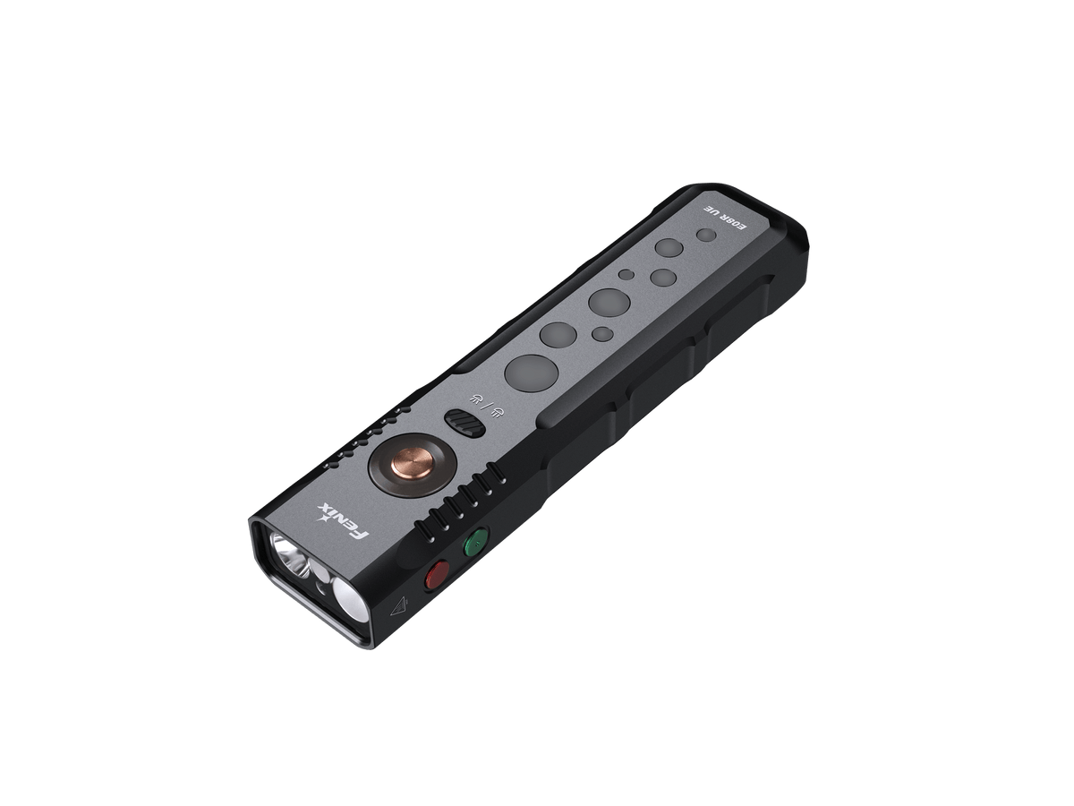 Fenix E08R UE Multi-Light EDC Flashlight With Red Light & Green Laser – Black