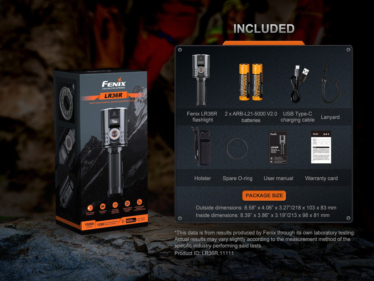 Fenix LR36R White Laser Searching Flashlight – photo 18 of 23