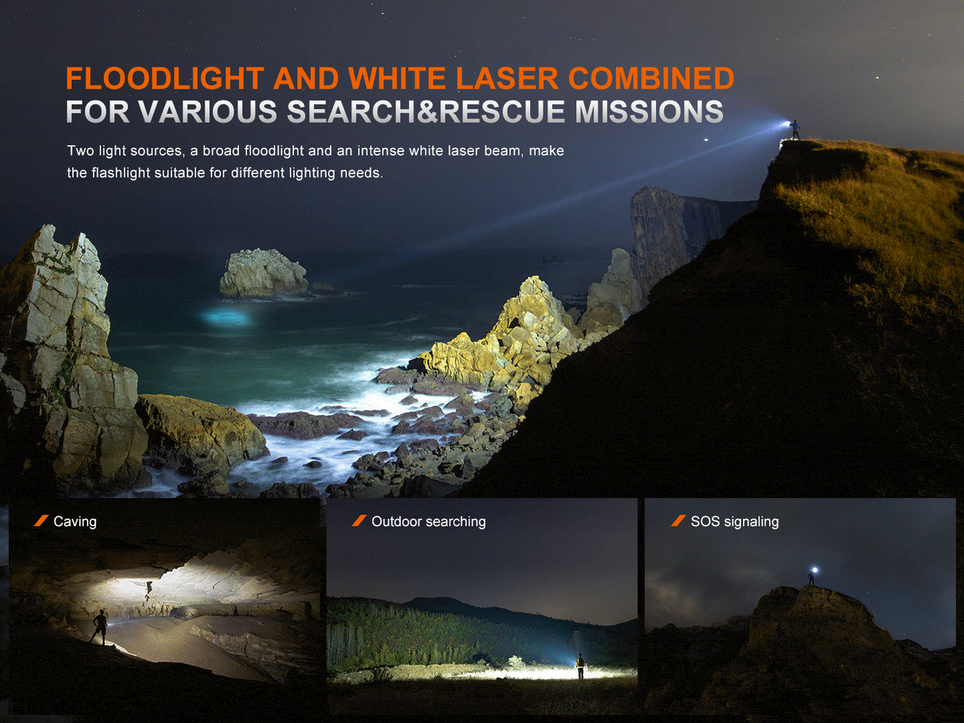 Fenix LR36R White Laser Searching Flashlight – photo 8 of 23