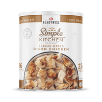 Diced Chicken – Freeze-Dried #10 Can – 16 Servings