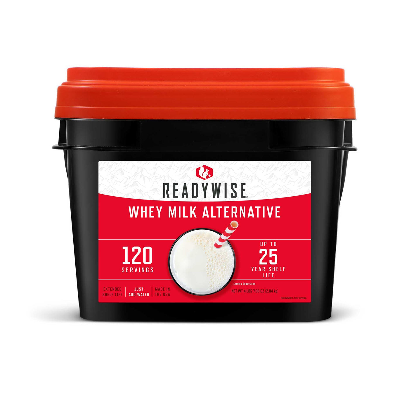 120 Servings Emergency Whey Milk Alternative