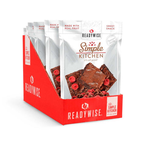 Raspberries & Brownie Bites – 6 Pack