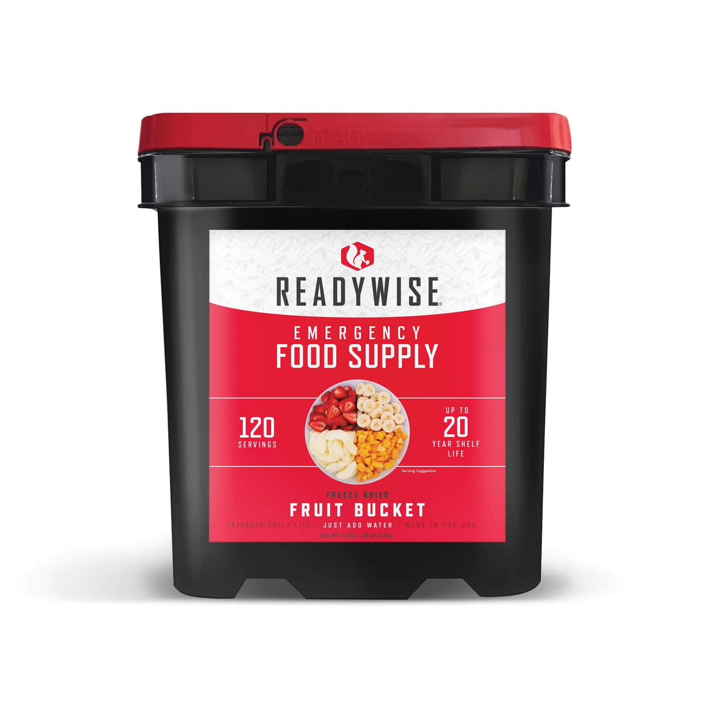 120 Serving Freeze-Dried Fruit Bucket