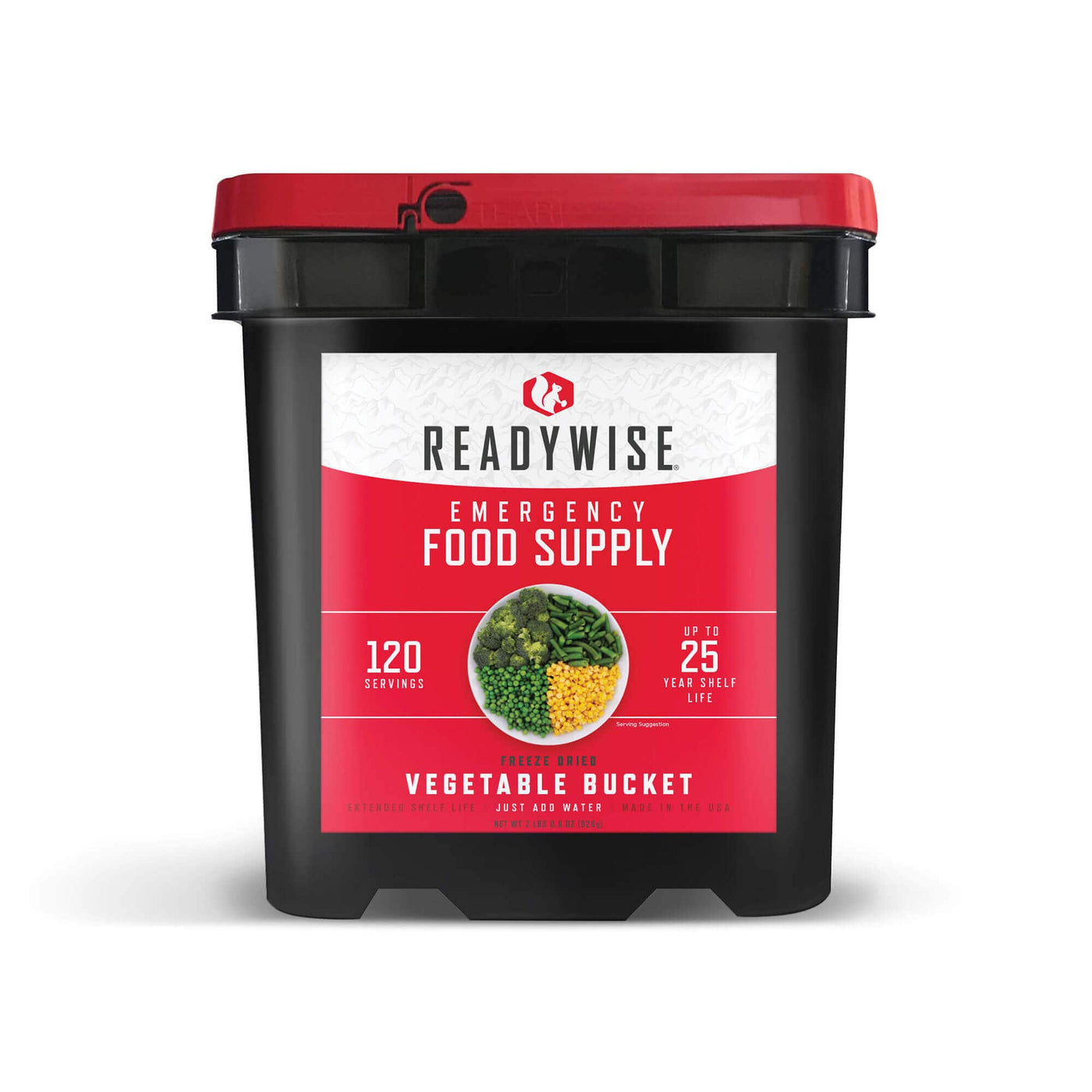 120 Serving Freeze-Dried Vegetable Bucket