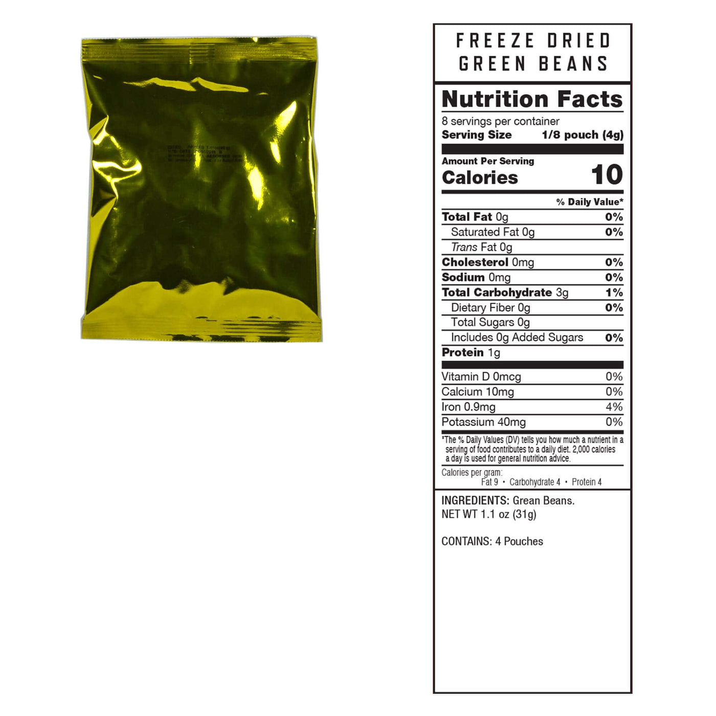 120 Serving Freeze-Dried Vegetable Bucket