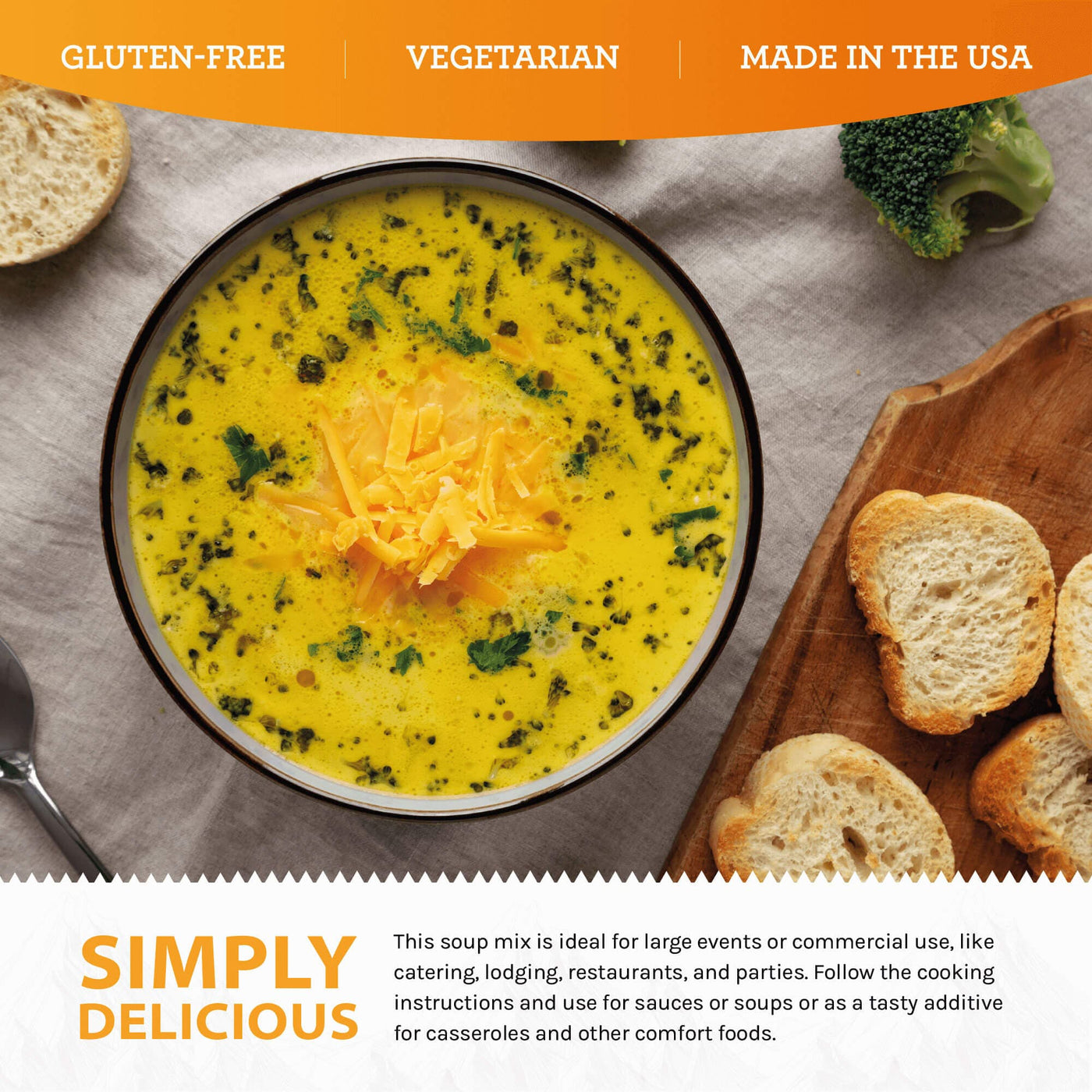 Cheddar Broccoli Soup Mix – 6-Count Case