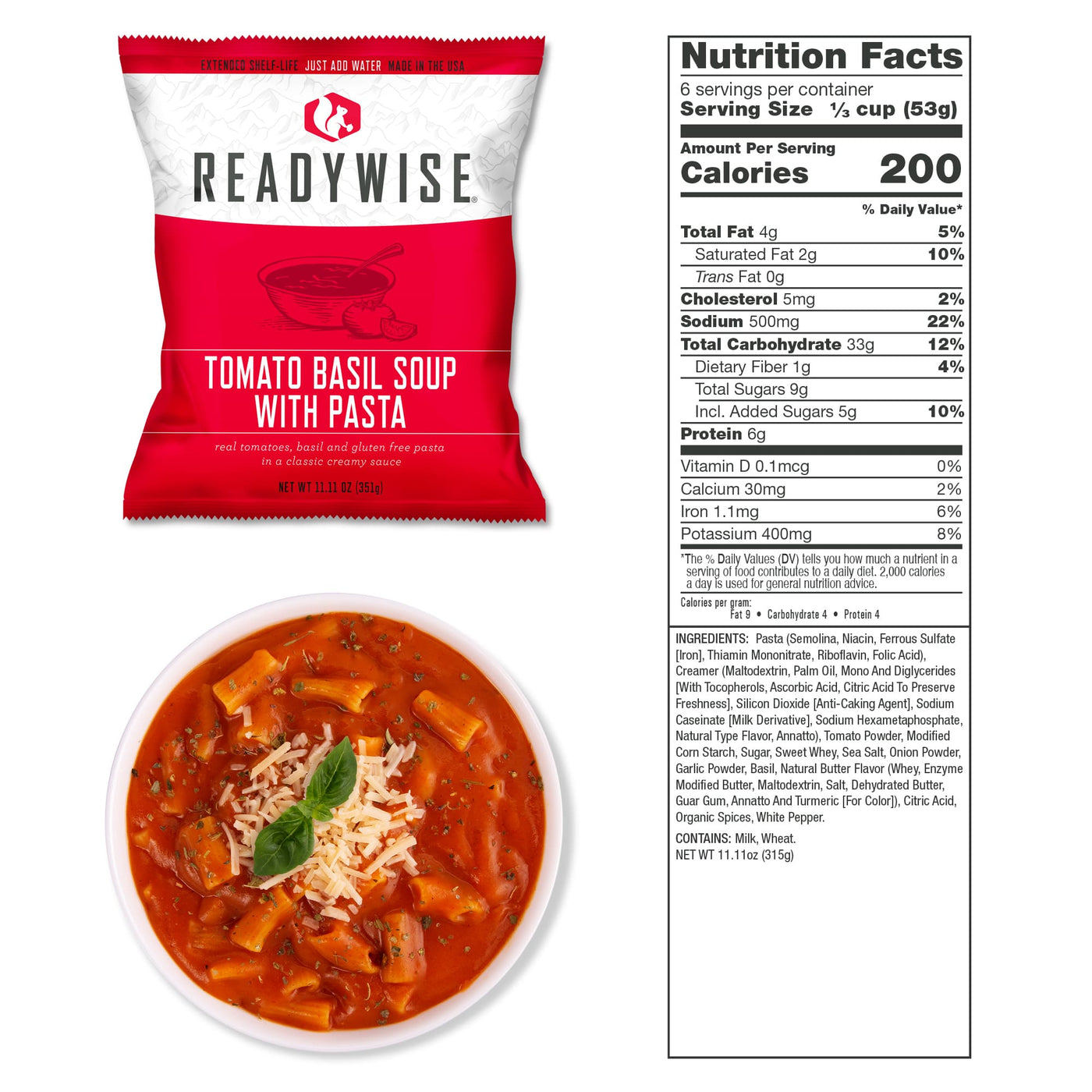 ReadyWise 3-Month Emergency Food Reserve – 720 Servings