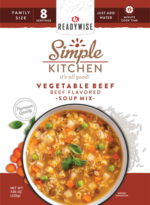 Vegetable Beef Soup Mix (Beef Flavored) – 6-Count Case