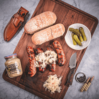 Wagyu Bacon Cheeseburger Brats Box
