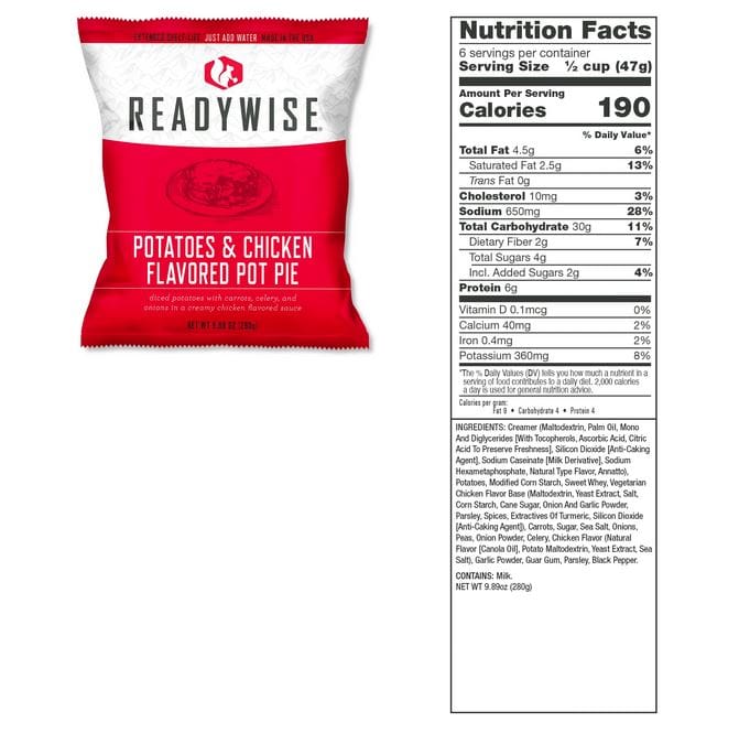 7-Day Emergency Food Supply Ready Grab Bag