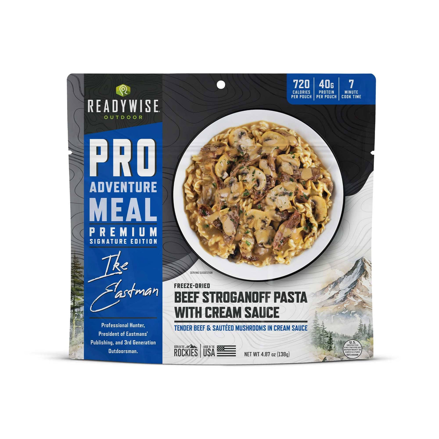 Beef Stroganoff with Cream Sauce – Pro Adventure Meal – 6 Pack