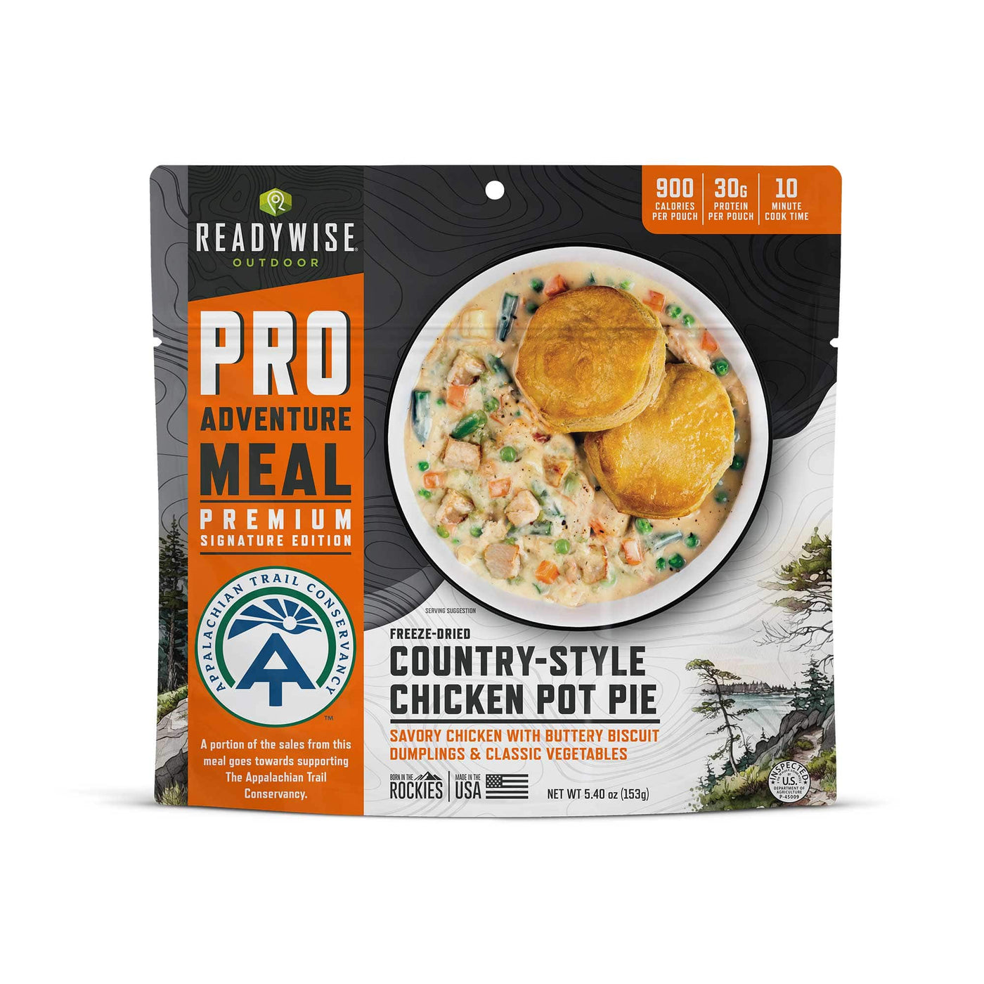 Country-Style Chicken Pot Pie – Pro Adventure Meal – 6 Pack