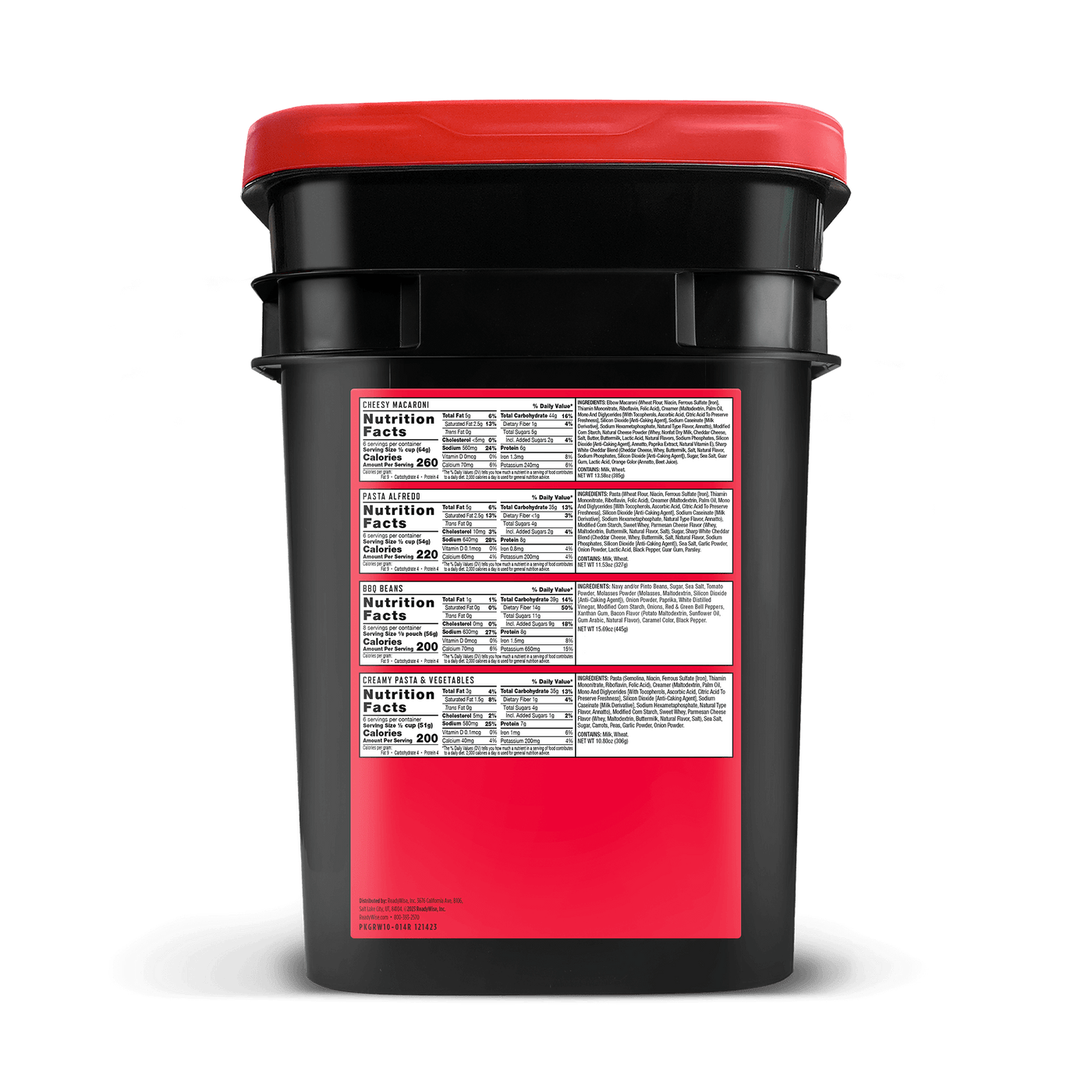 14 Day Emergency Food Bucket