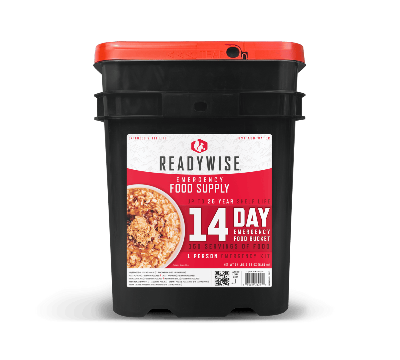 14 Day Emergency Food Bucket