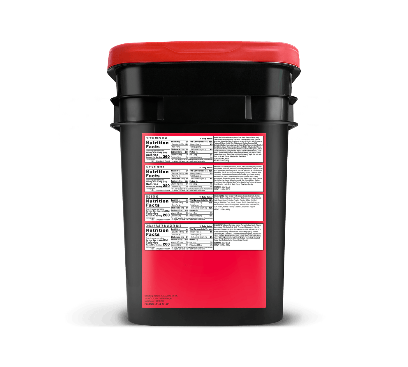 14 Day Emergency Food Bucket