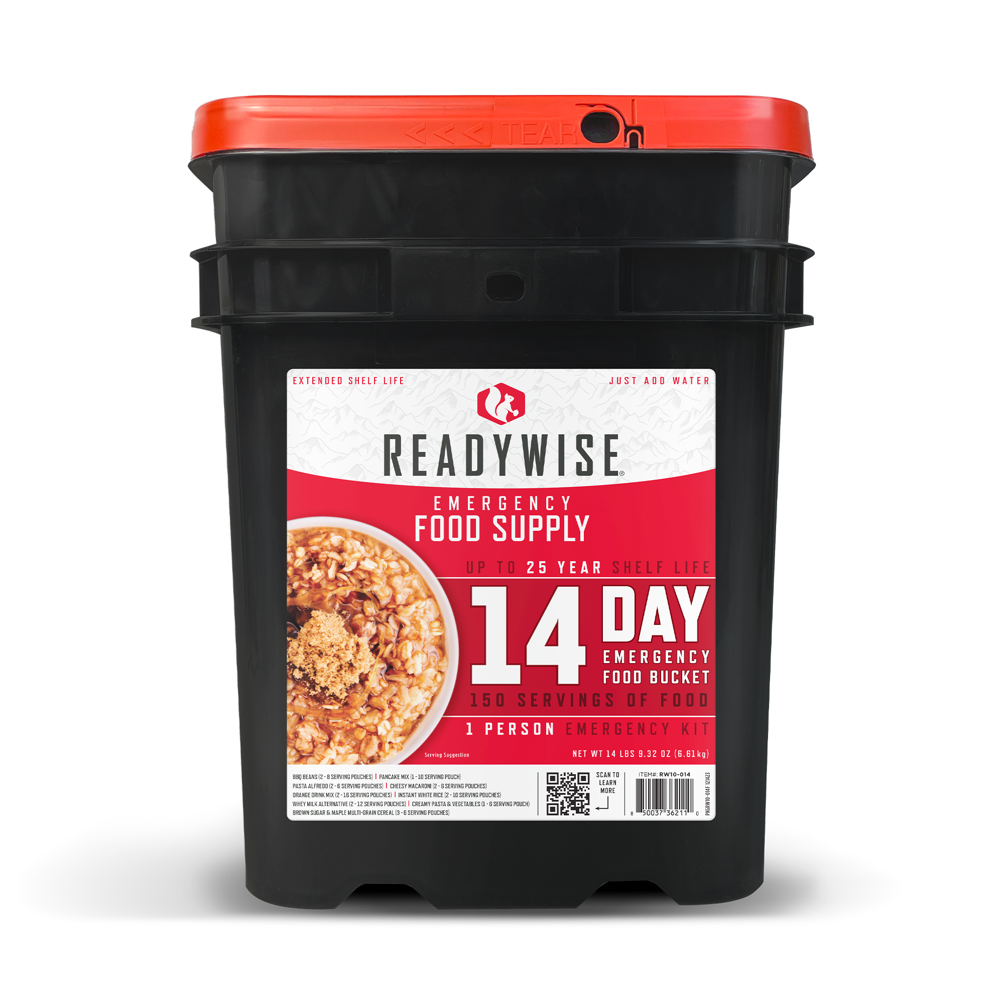 14 Day Emergency Food Bucket