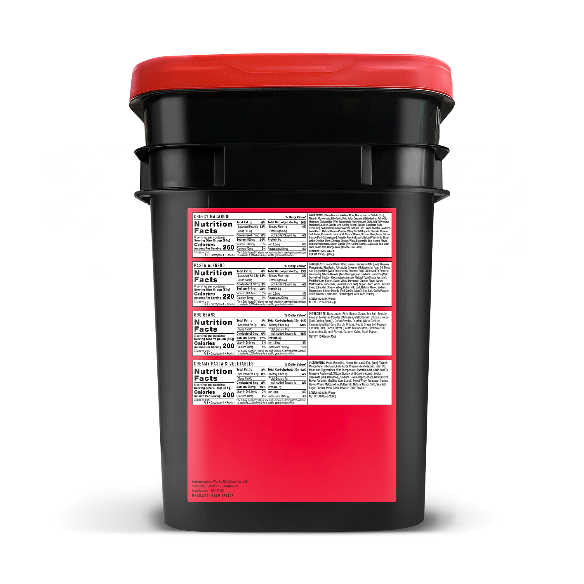 14 Day Emergency Food Bucket