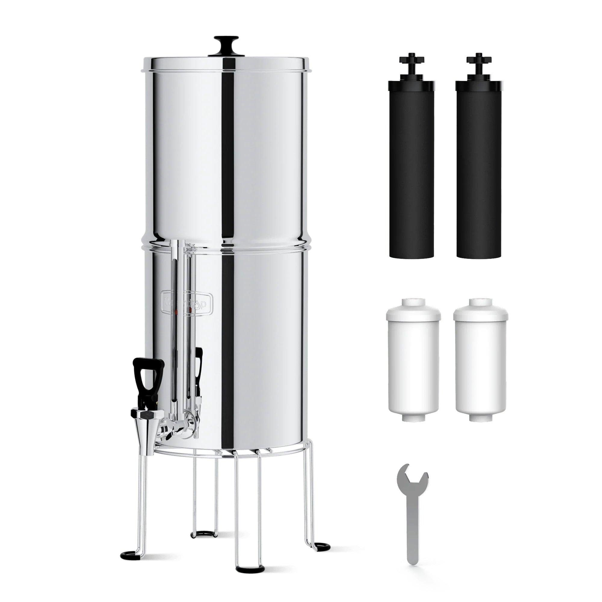 Waterdrop 2.25-gallon King Tank Gravity Water Filter System, With Stand