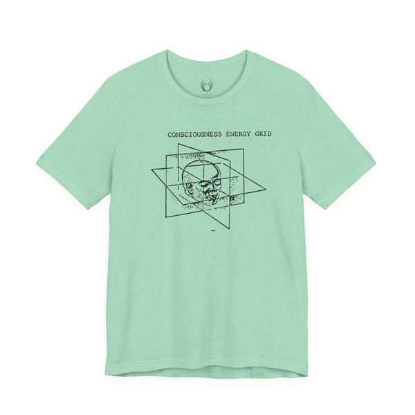 Consciousness Energy Grid Unisex Short Sleeve Tee