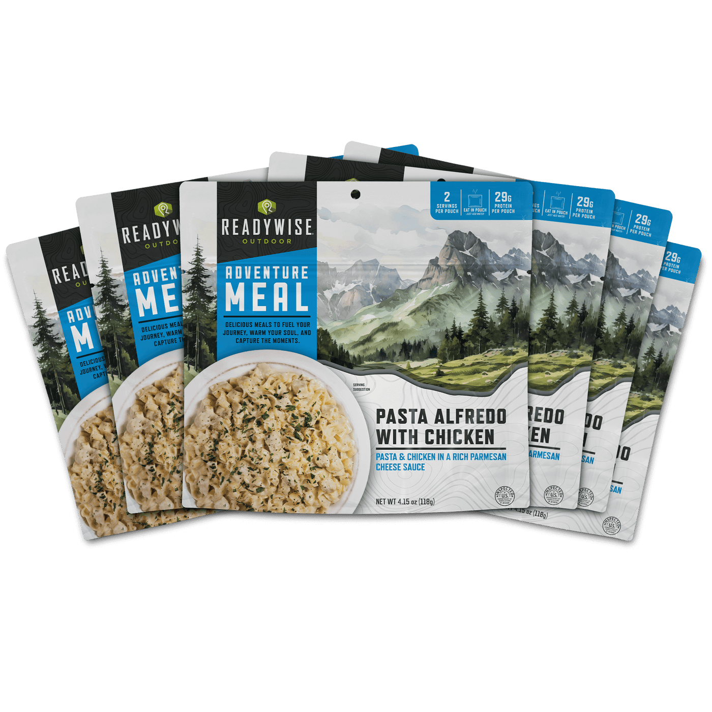 Pasta Alfredo with Chicken Casual Camper – 6 Pack