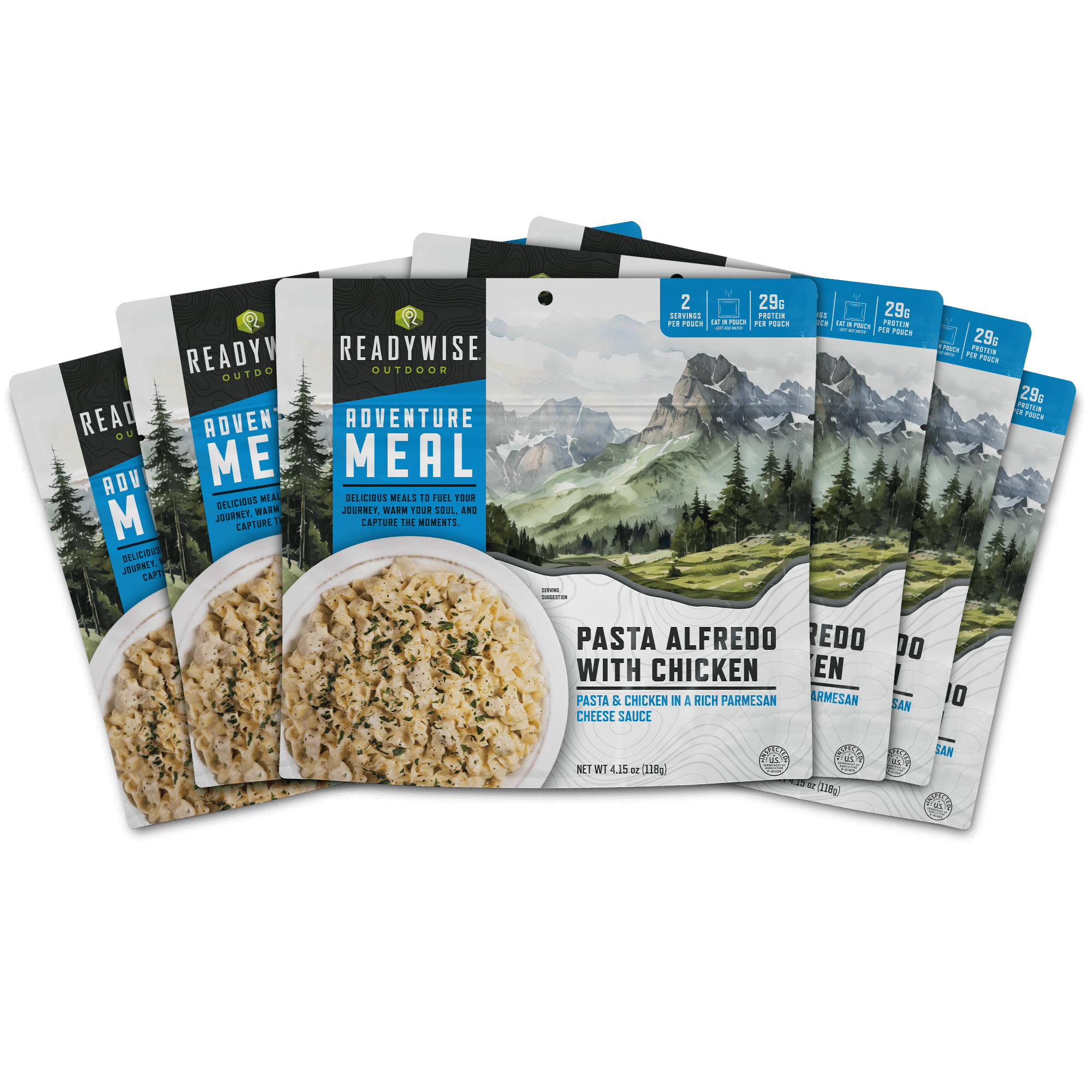 Pasta Alfredo with Chicken Casual Camper – 6 Pack