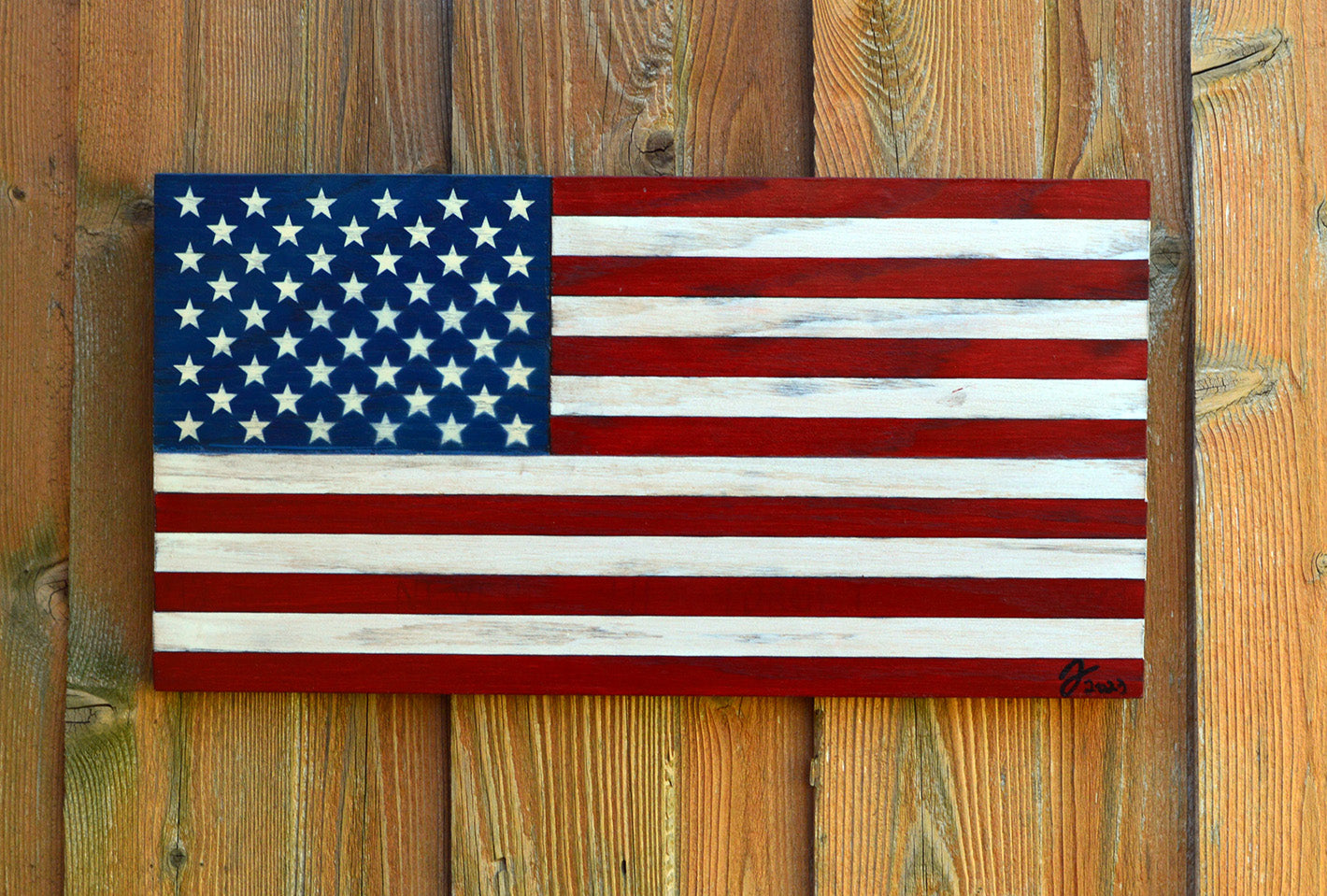 Red White & Blue Custom Flag
