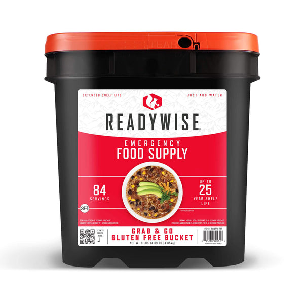 84 Serving Gluten Free Grab and Go Bucket