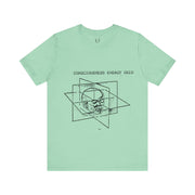 Consciousness Energy Grid Unisex Short Sleeve Tee