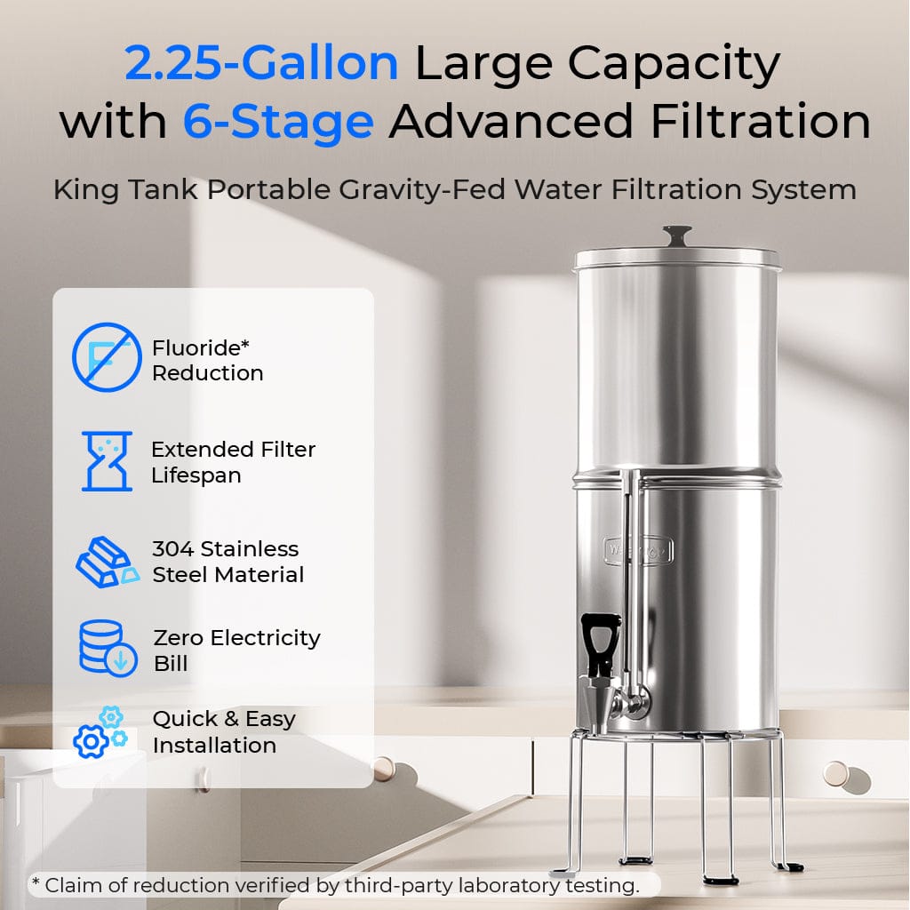 2.25-gallon Gravity Water Filter System With Stand