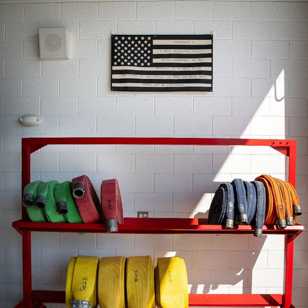 American Flag – Combat Boot Leather – Second Amendment