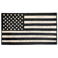 American Flag – Combat Boot Leather – Second Amendment