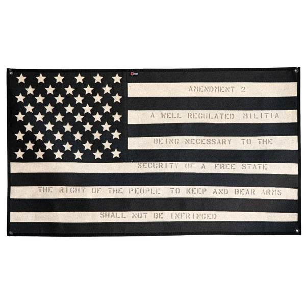 American Flag – Combat Boot Leather – Second Amendment
