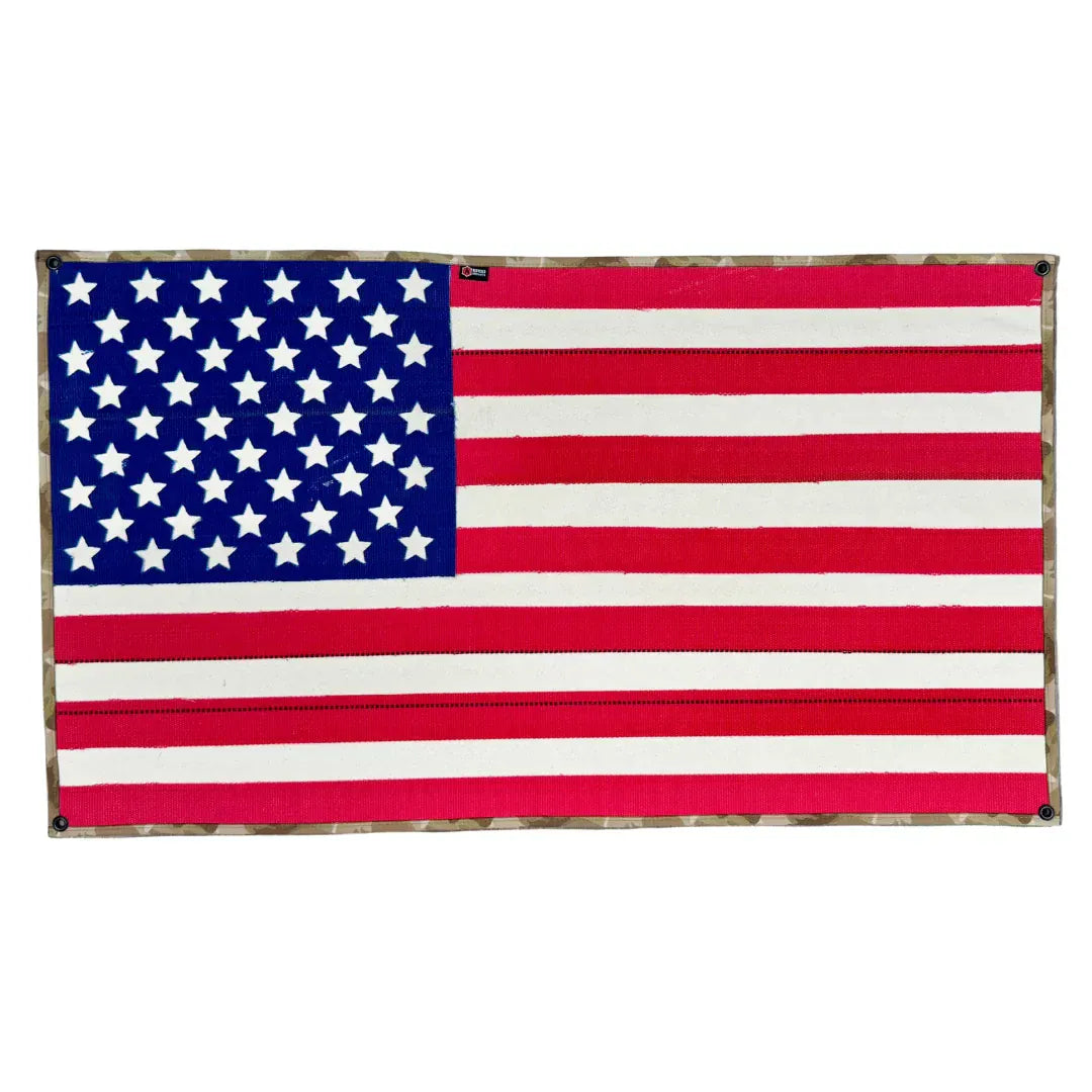 American Flag – Fire Hose & Arid Border