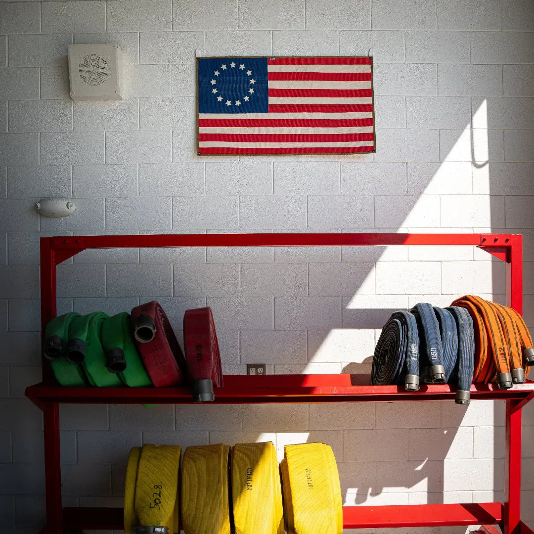 American Flag – Fire Hose – Betsy Ross