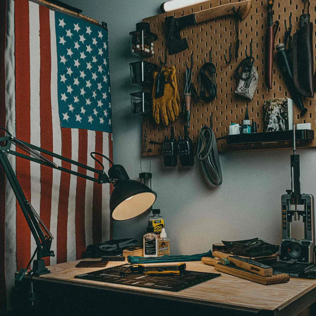 American Flag – Fire Hose & Arid Border
