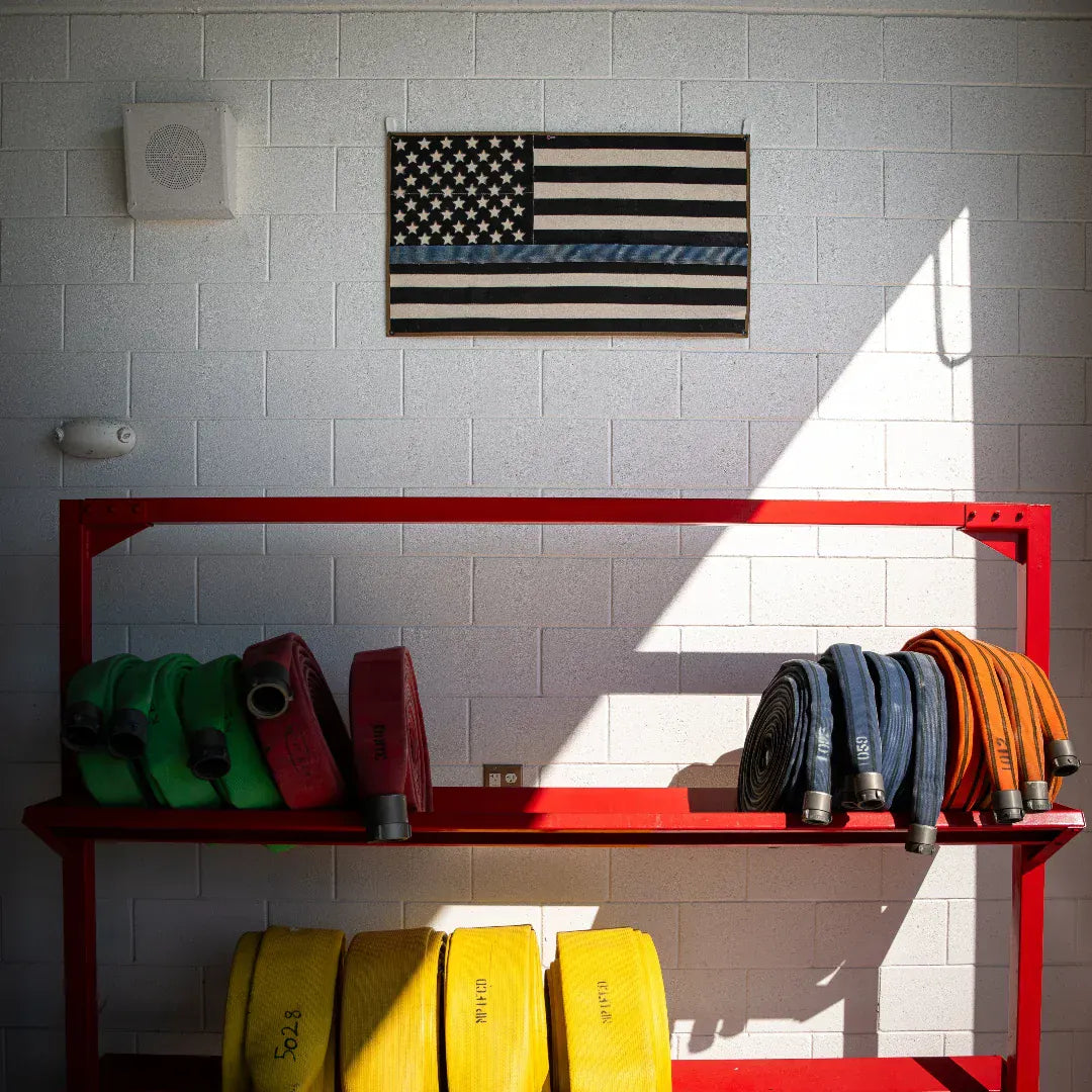 American Flag – Fire Hose – Thin Blue Line