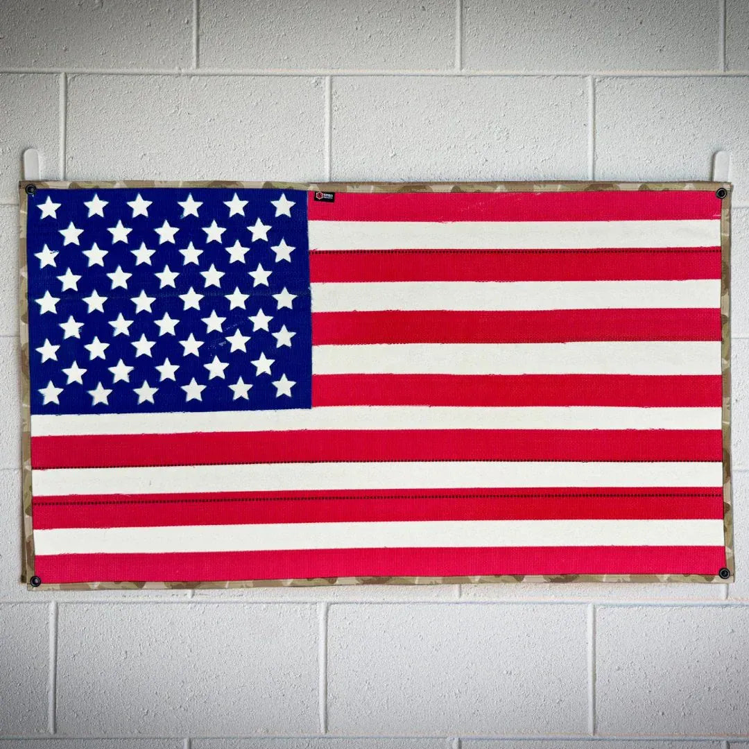 American Flag – Fire Hose & Arid Border