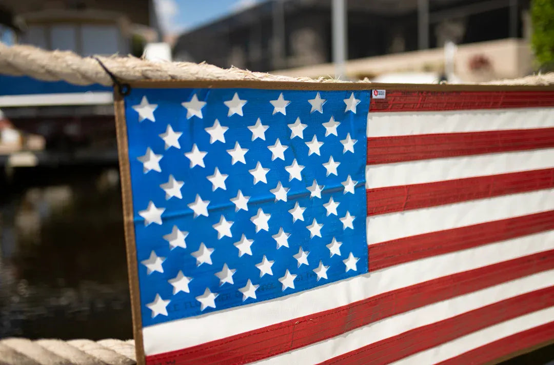 American Flag – Rubber Fire Hose – Waterproof