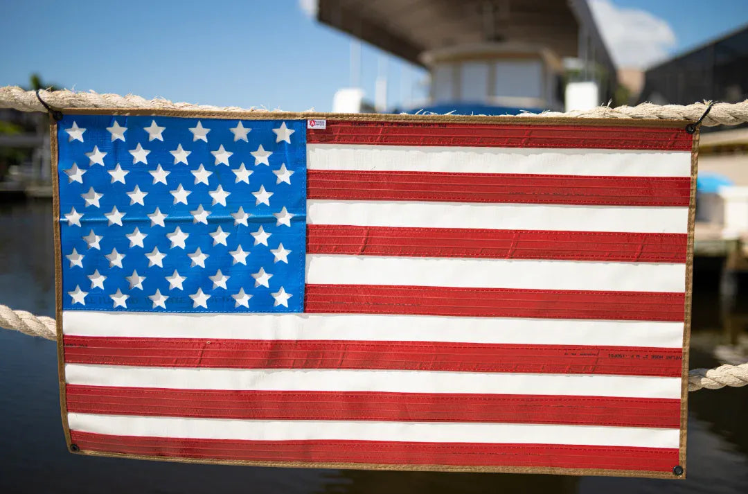 American Flag – Rubber Fire Hose – Waterproof