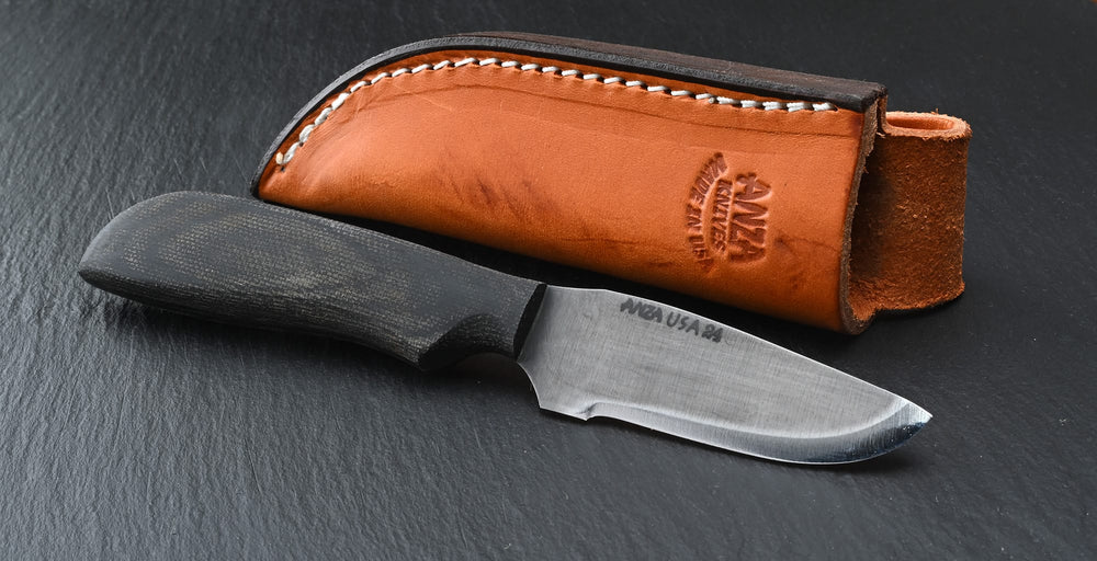 Anza Arrowhead Micarta Blued