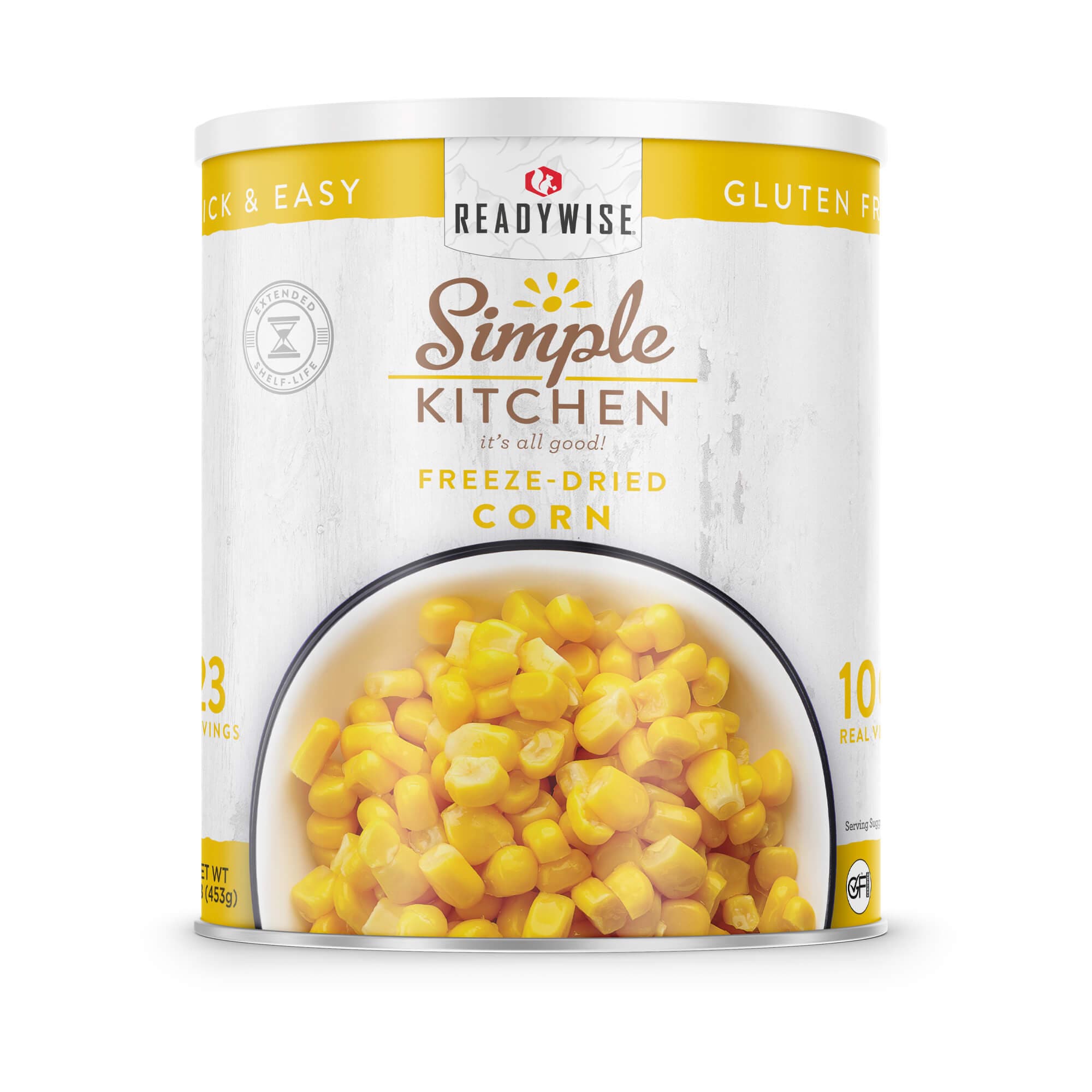 Corn – Freeze-Dried #10 Can – 23 Servings