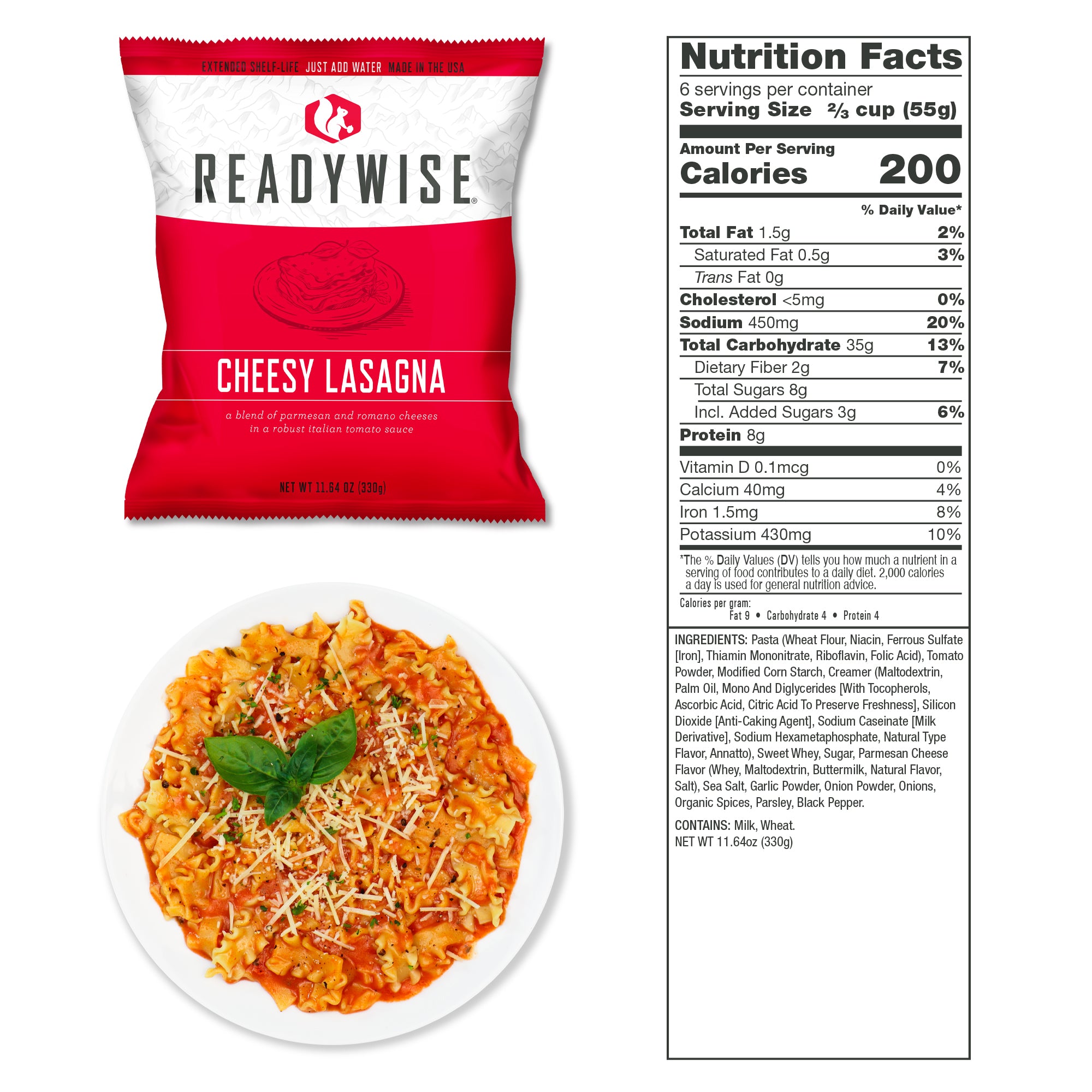 ReadyWise 3-Month Emergency Food Reserve – 720 Servings