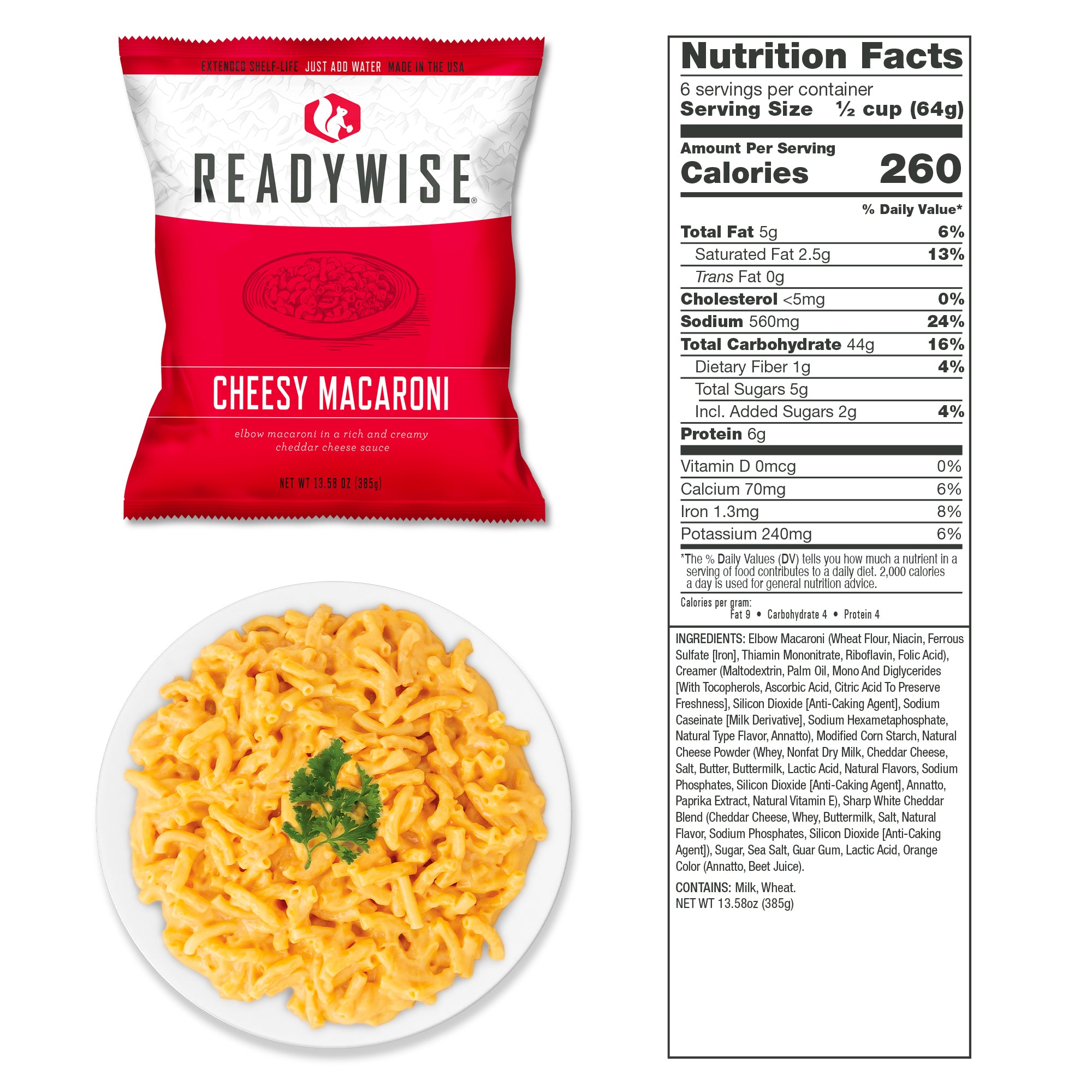 ReadyWise 3-Month Emergency Food Reserve – 720 Servings