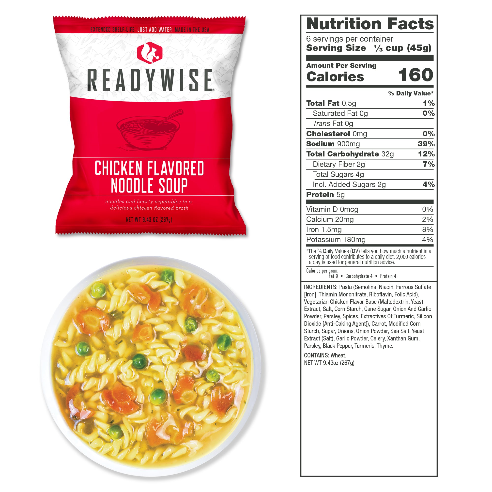 ReadyWise 3-Month Emergency Food Reserve – 720 Servings