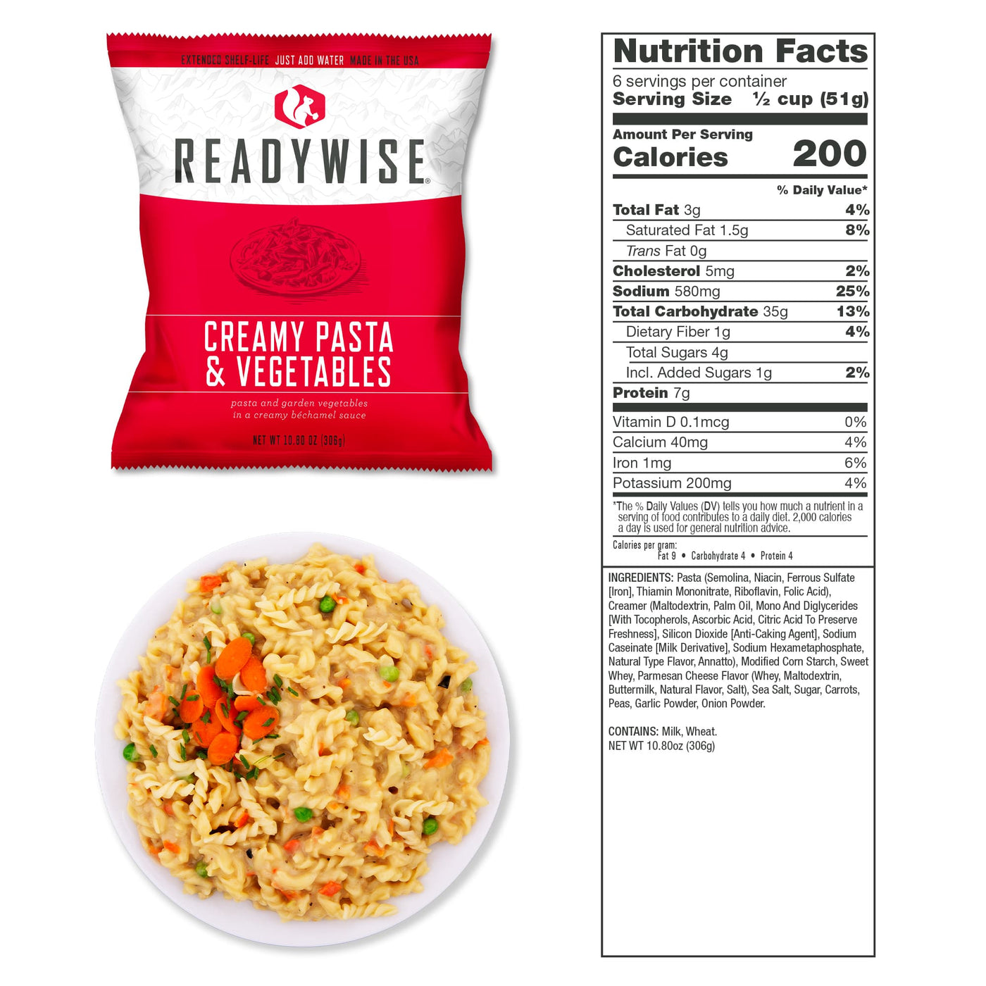 ReadyWise 3-Month Emergency Food Reserve – 720 Servings